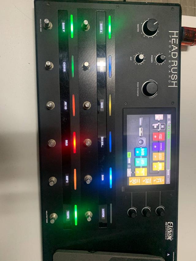 เอฟเฟกต์กีตาร์ headrush pedalboard  