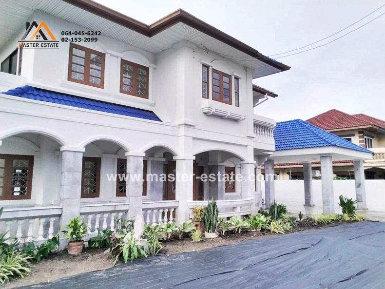 ม.มณียา บ้านเดี่ยวหลังใหญ่ 204.8 ตร.ว. จัดสวนตกแต่งสวยงาม 5 นอน 4 น้ำ อ.เมือง จ.นนทบุรี พท.ใช้สอยมากถึง 410 ตรม. 4