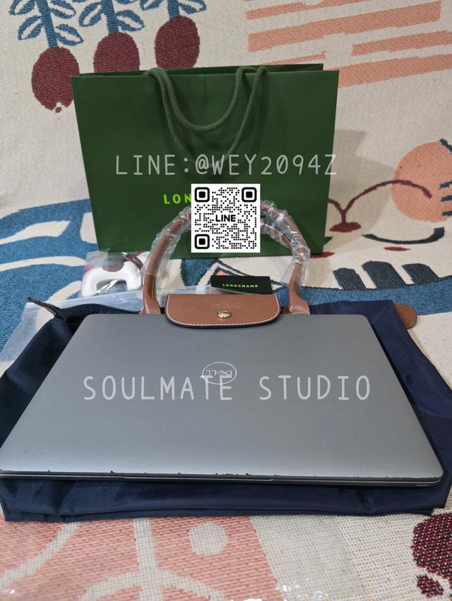 กระเป๋า เลอปิยาจ Le Pliage Original M Tote Bag Navy สีน้ำเงิน หูยาว ไซส์เอ็ม  16