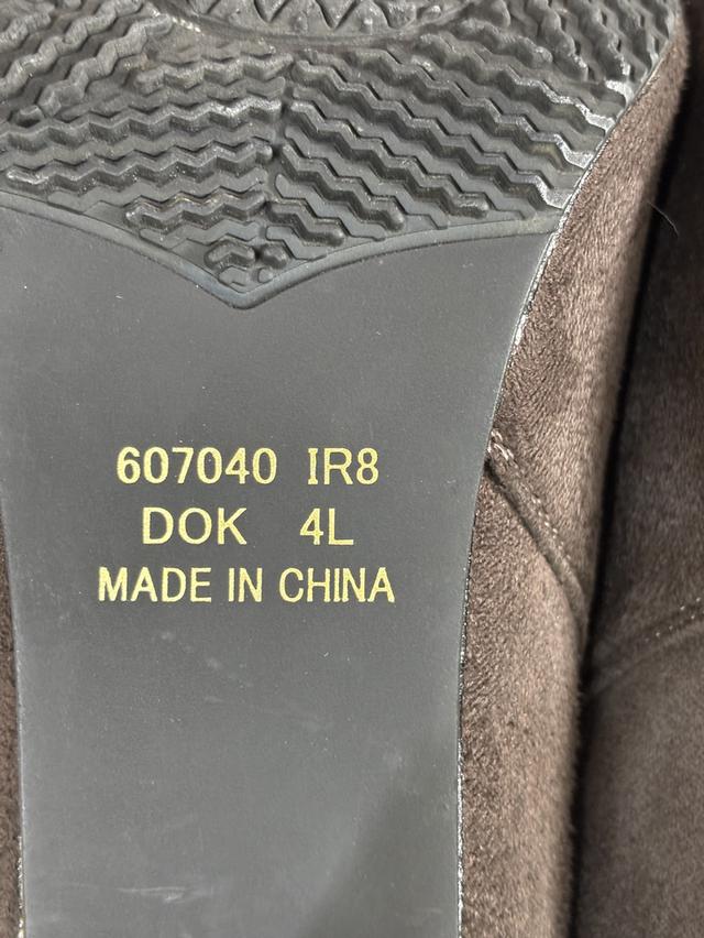 รองเท้าบูทสั้นส้นสูงหลังกลับ HK WORKS LONDON ขนาด26-26.5cmHK WORKS ลอนดอนรองเท้าบูทสั้นแบบมีแถบยางยืดด้านข้าง สีน้ำตาล รูปย่อยที่ 3