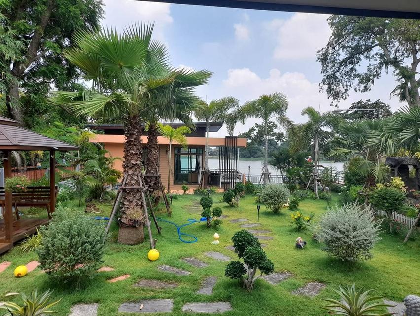 บ้านเดี่ยวชั้นเดียว สนามหญ้า พร้อมบ้านรับรอง ติดแม่น้ำ 2
