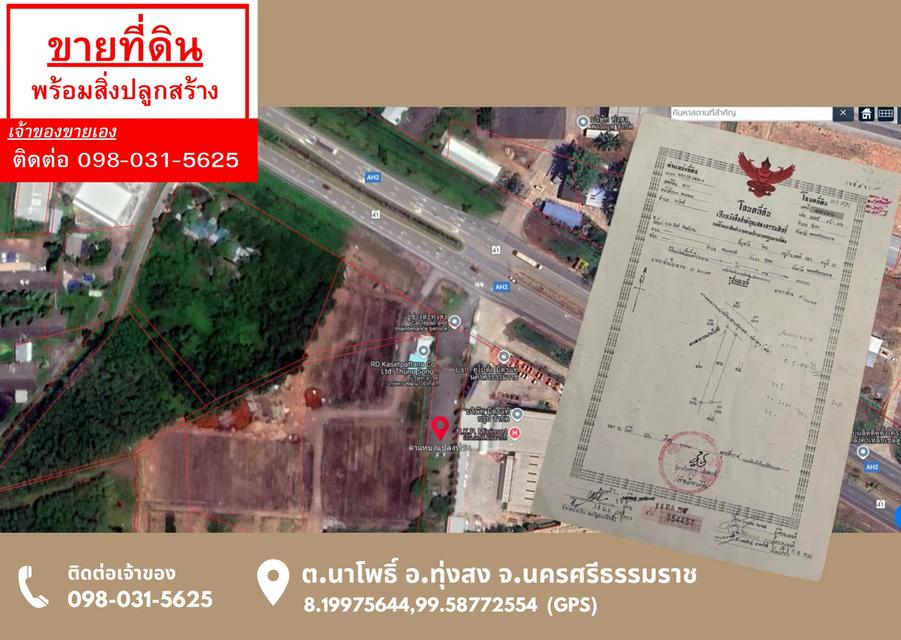 ขายที่ดินอำเภอทุ่งสง 1