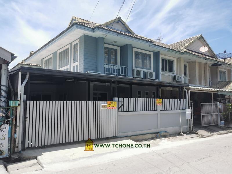 ขายทาวน์เฮ้าส์ 2 ชั้น 30 ตรว. พฤกษา 15 บางพลี-ตำหรุ บ้านสวยสภาพดีมีต่อเติม พร้อมปั๊ม+แท็งก์น้ำ มุ้งลวดเหล็กดัด ใกล้นิคมฯ บางปู ไปแพรกษา-สุขุมวิทได้ 2