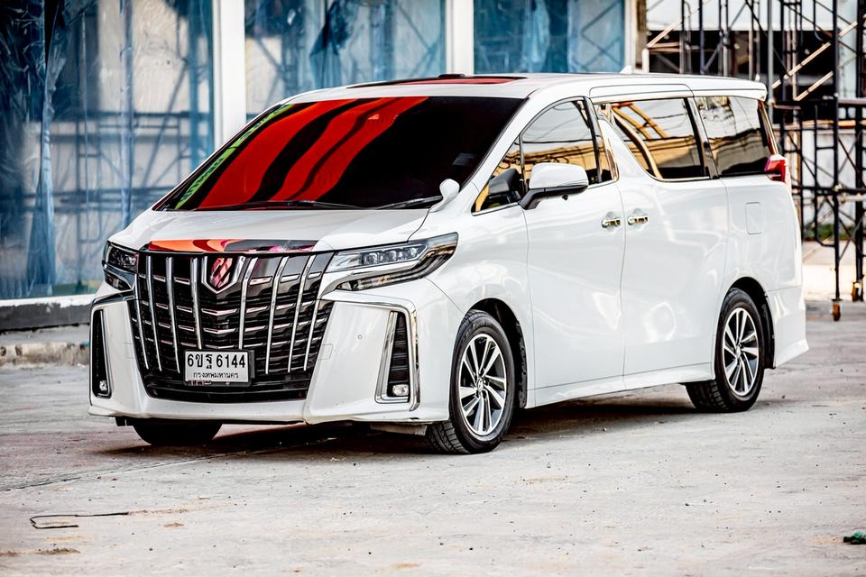 TOYOTA ALPHARD 2.5 SC PACKAGE สีขาว ปี 2019 มือเดียวป้ายแดง