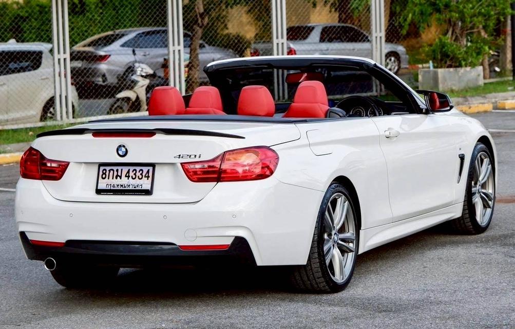 รหัสรถ PR4334 BMW F33 420i Convertible M-Sport Package จดทะเบียนปี 2016