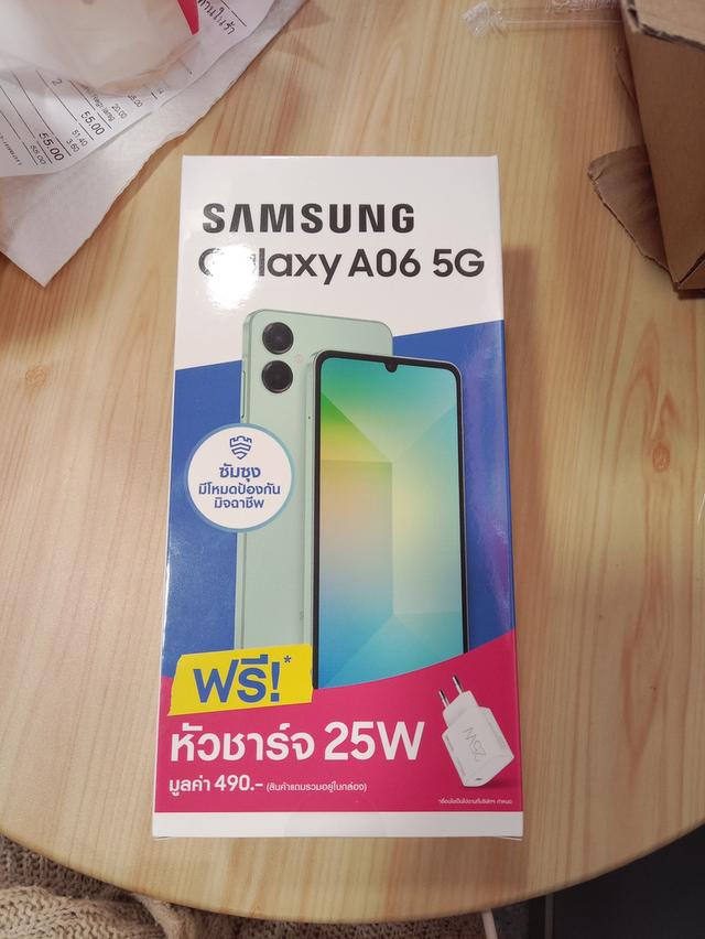 Samsung galaxy a06 5G แรม 6 128 gb ของใหม่มือหนึ่ง