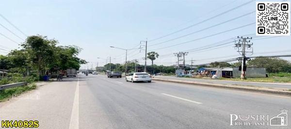 ที่สวยเทพ 3.5 ไร่ พื้นที่สีม่วง สร้างโรงงานได้ทุกประเภท ถมพร้อมใช้ พร้อมรั้ว 50% เทรลเลอร์สบาย ใกล้ ถ.เอกชัย และ พระราม 2 เพียง 1 กม. - KK4082S 7