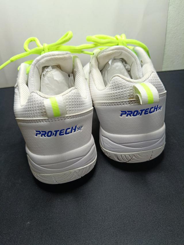 รองเท้าแบดมินตัน Protech Predator XP สีขาว-เขียวเลมอน ไซส์ 38 / 24cm รูปที่ 10