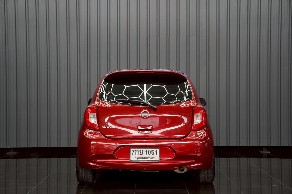 NISSAN MARCH 1.2 E CVT AT ปี 2018 สี แดง ไมล์น้อย พร้อมขับ โทร. 0922639576 เอ๋ 6