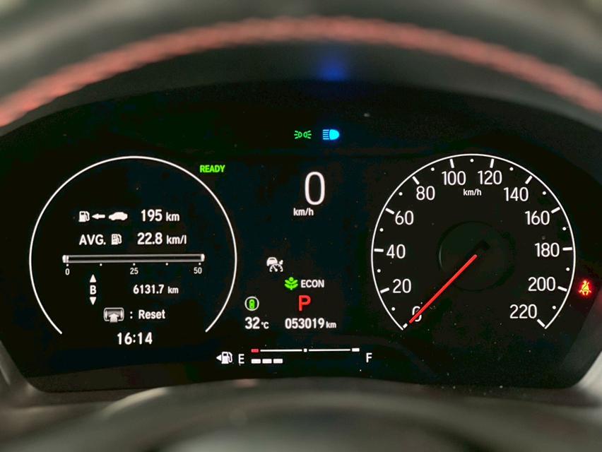 ปี 2022 HONDA HRV, 1.5 RS eHEV โฉม ปี21-ปัจจุบัน  สีขาวมุกเซรามิค Premium Sunlight Ceramic 9