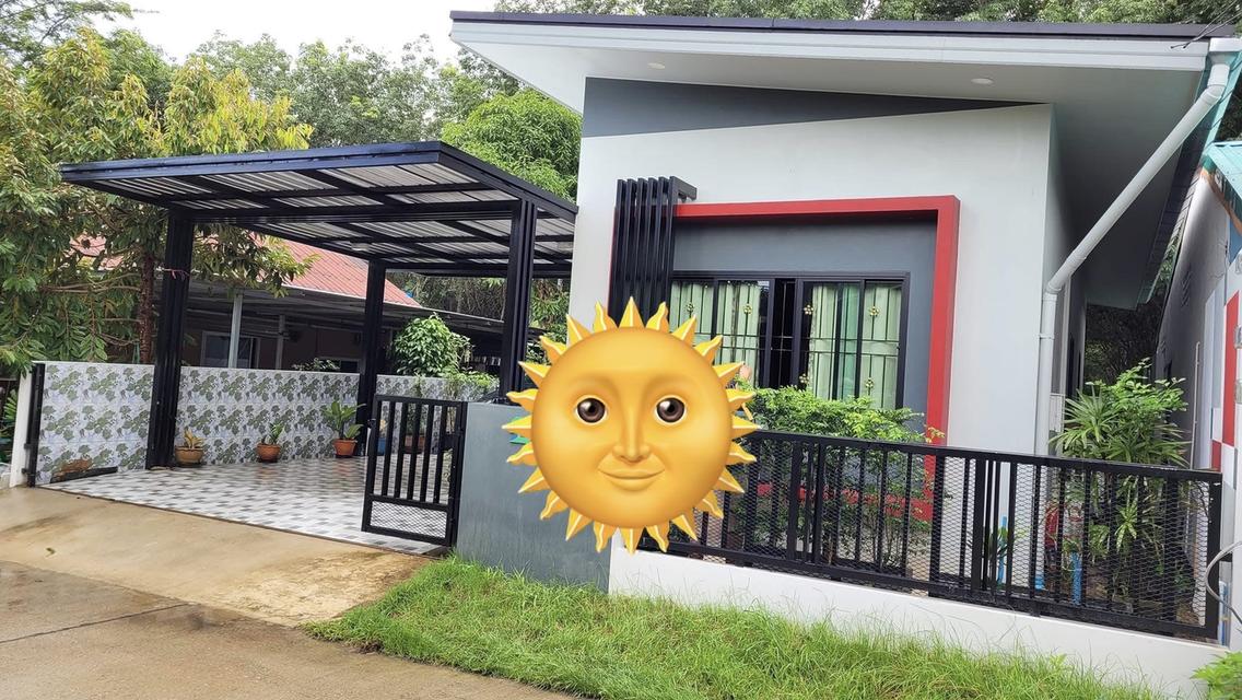 บ้านเดี่ยว 45 ตารางวา ใกล้สนามบิน พร้อมเฟอร์ติดสัญญาเช่า 5 เดือน 1