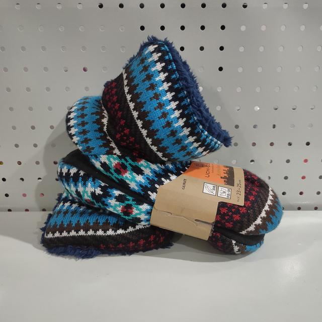 🔥รองเท้าใส่ในบ้าน แบบไหมพรม กันหนาว ยี่ห้อ Gunze Uchi-Colle Comfortable Toom Wear Extra Down Knitted Room Shoes - Warm Indoor Slippers Size 23-25 cm รูปย่อยที่ 1
