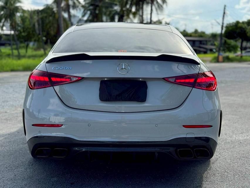 Benz C220d AMG Dymanic w206 2022 แท้ รถสวยจริงๆ เดิมสีดำwrapมา 8