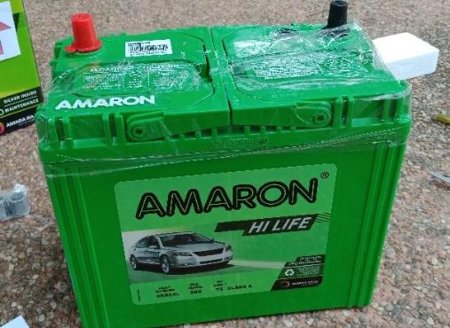 แบตเตอรี่ Amaron Hi Life 55B24R, 55B24L 2