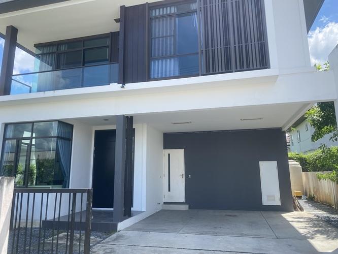 U1386 ให้เช่าบ้านเดี่ยว 2 ชั้น โครงการหมู่บ้านมัณฑนา เลค วัชรพล สุขาภิบาล 5 สายไหม ออเงิน Mantana Lake Watcharapol บ้านสวย มีเฟอร์บางส่วน บ้านพร้อมอยู 2