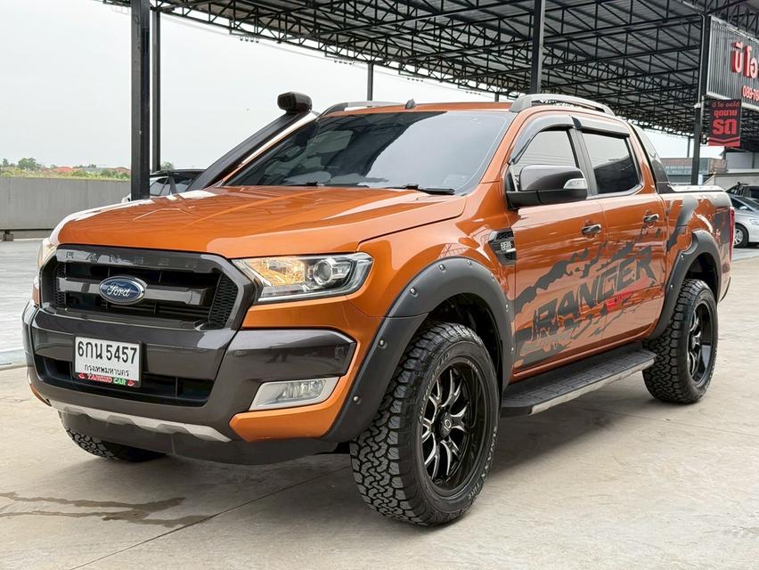 FORD RANGER 2.2 WildTrak Hi-Rider DoubleCab ปี2017รถบ้านแท้ ออพชั่นเต็มคัน ไมล์น้อย