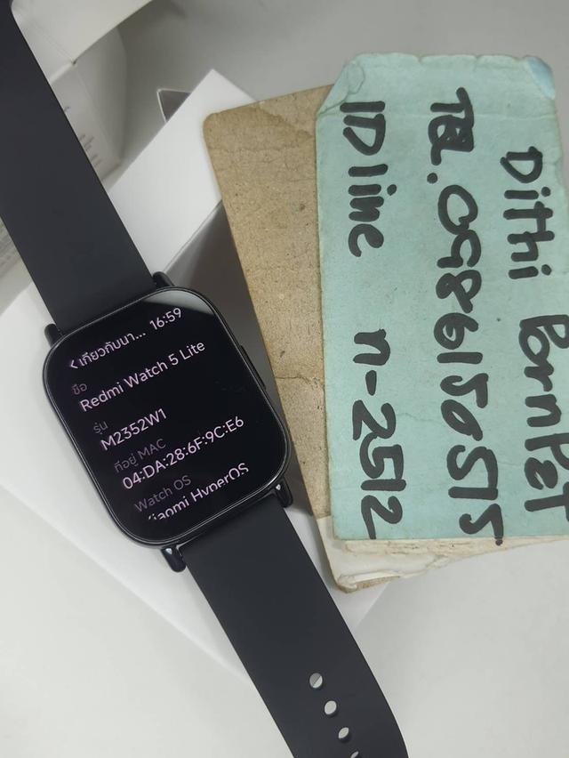 Redmi watch 5 lite (อ่านนิด พวกชวนทักบ้านเขียวให้เข้าไปขายของ-ไม่ต้องทักมา)