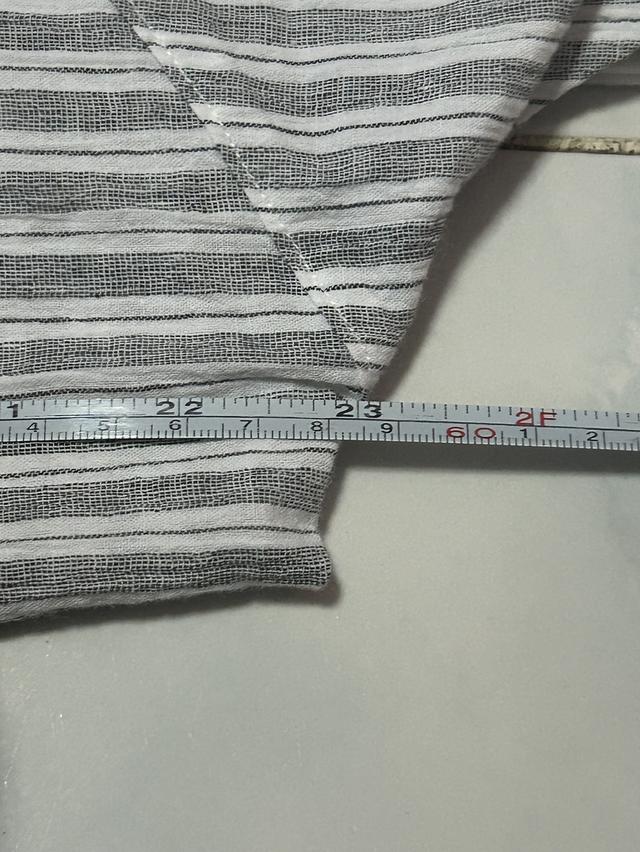 เสื้อแขนยาวคอเฮนลีย์วินเทจ 90s Jaldan Losh SLEEPER - Stripe Henley Neck Made in Japan รูปที่ 8