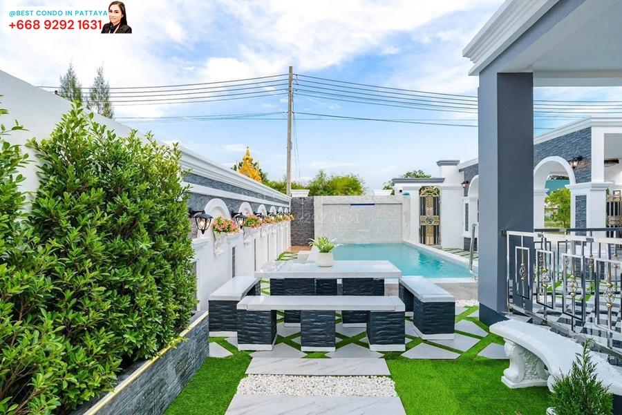 ✨ บ้านสไตล์ลักชูรี่ 4 ห้องนอน ใกล้อ่างมาบประชัน #รหัสทรัพย์466 ✨  14