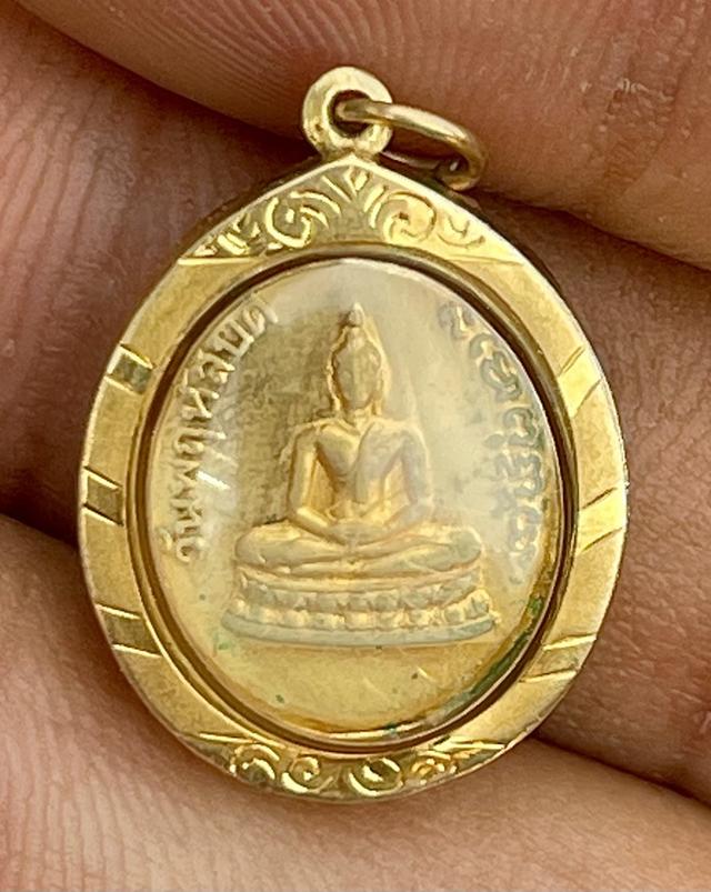 จี้พระวันพฤหัสบดี หลัง12นักษัตร เนื้อทองคำ กรอบทอง 2