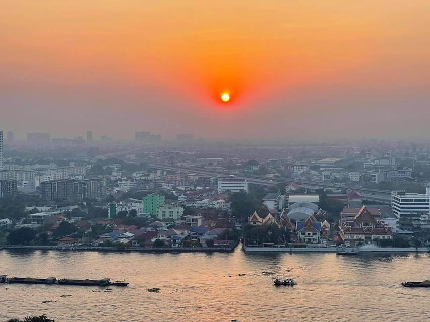 2 ห้องนอน 2 ห้องน้ำ ห้องของคนพร้อม วิวสวยกินใจ พระอาทิตย์ตกดิน แม่น้ำเจ้าพระยา 180 องศา ใกล้รถไฟฟ้าสายสีน้ำเงิน สถานีบางโพ พร้อมอยู่ 7.2 ลบ. 7