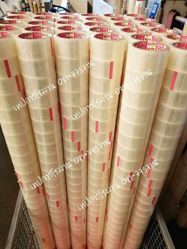 เทปกาว เทปปิดกล่อง เทปโอพีพี เทปใสราคาโรงงาน 081-7757116 1