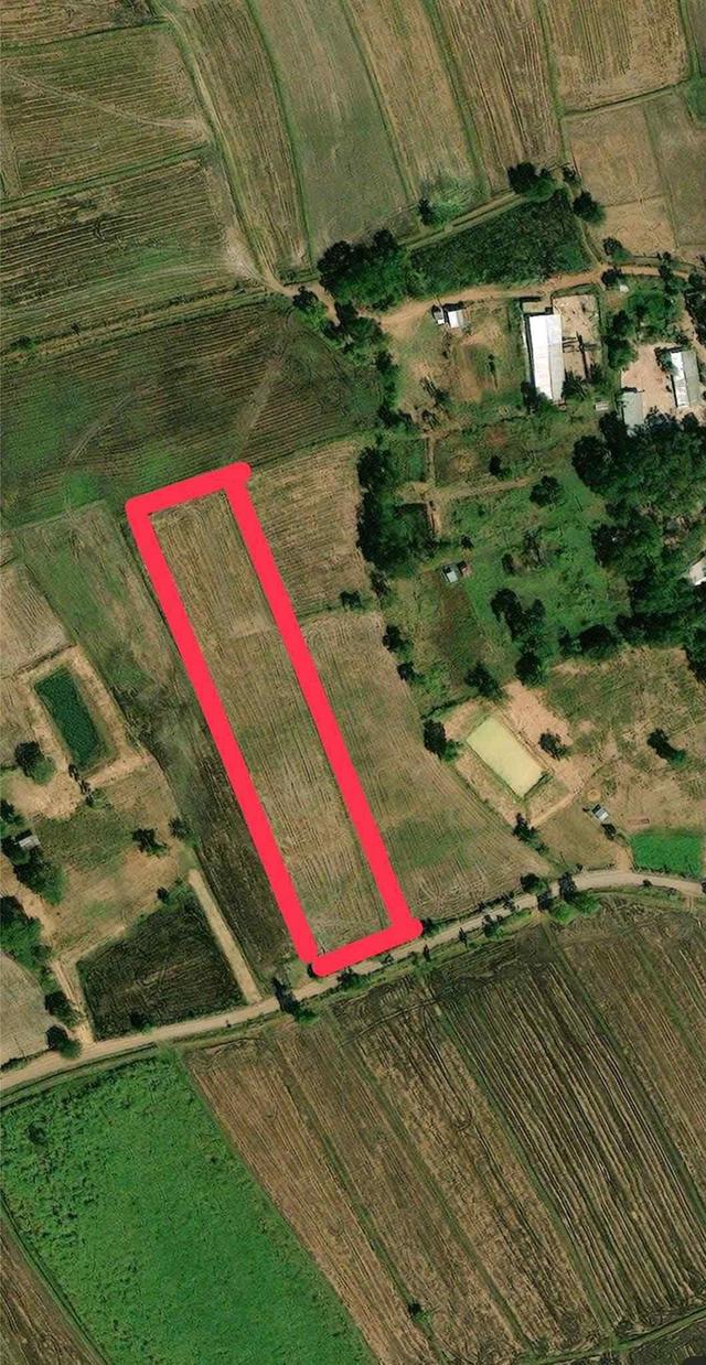 📍ขายที่นา 4ไร่ 3งาน 3.1ตารางวา หน้ากว้าง 40 เมตร 💵ราคา 1,600,000 น้ำไม่เคยท่วม มีไฟฟ้า น้ำปะปา  ติดถนน 4