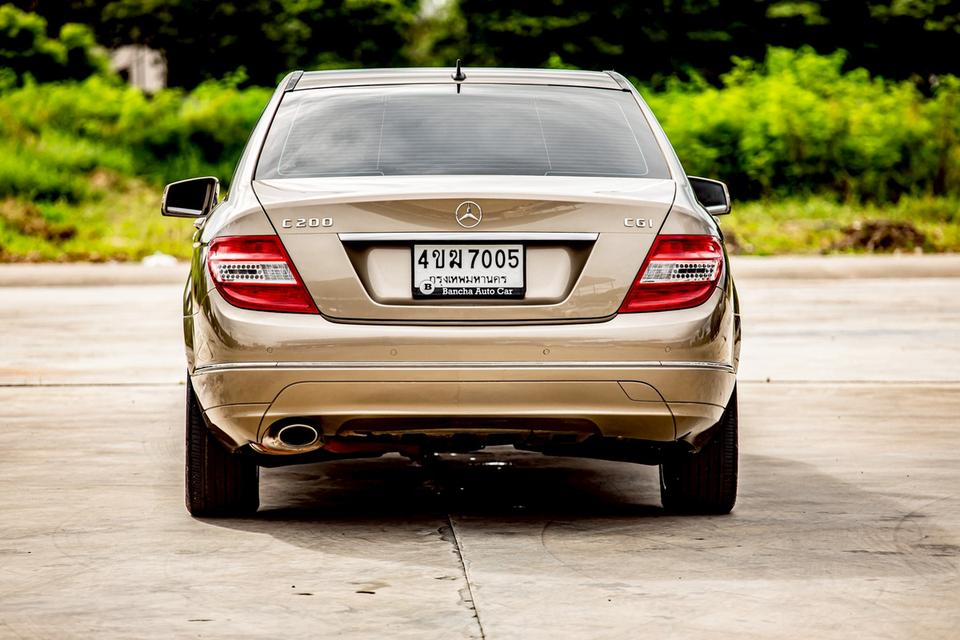 Benz C200 CGI BE สีน้ำตาล ปี 2010  7