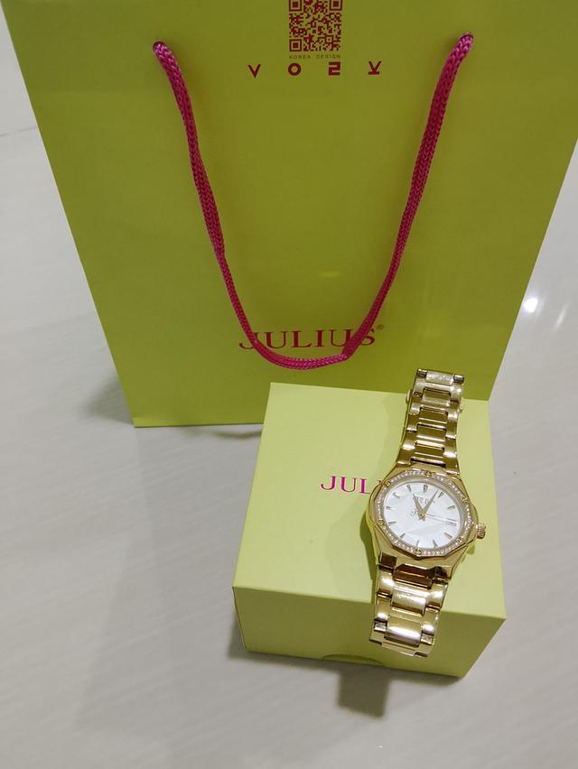 นาฬิกา Julius ผู้หญิง สีทอง รูปที่ 5
