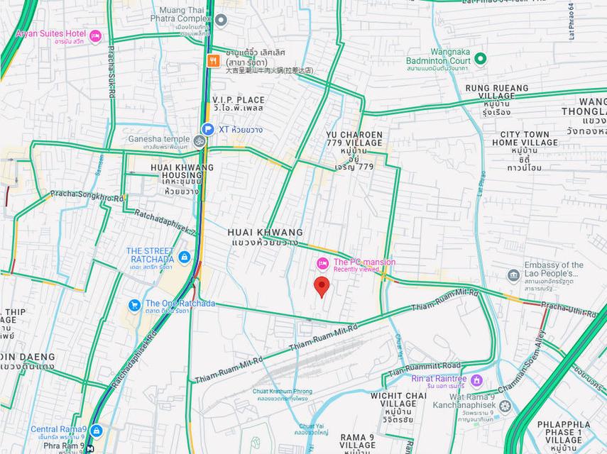 ขายที่ดินเปล่า 105 ตารางวา ซอยประชาอุทิศ 22 เขตห้วยขวาง ใกล้รถไฟฟ้าใต้ดิน MRT ห้วยขวาง 6