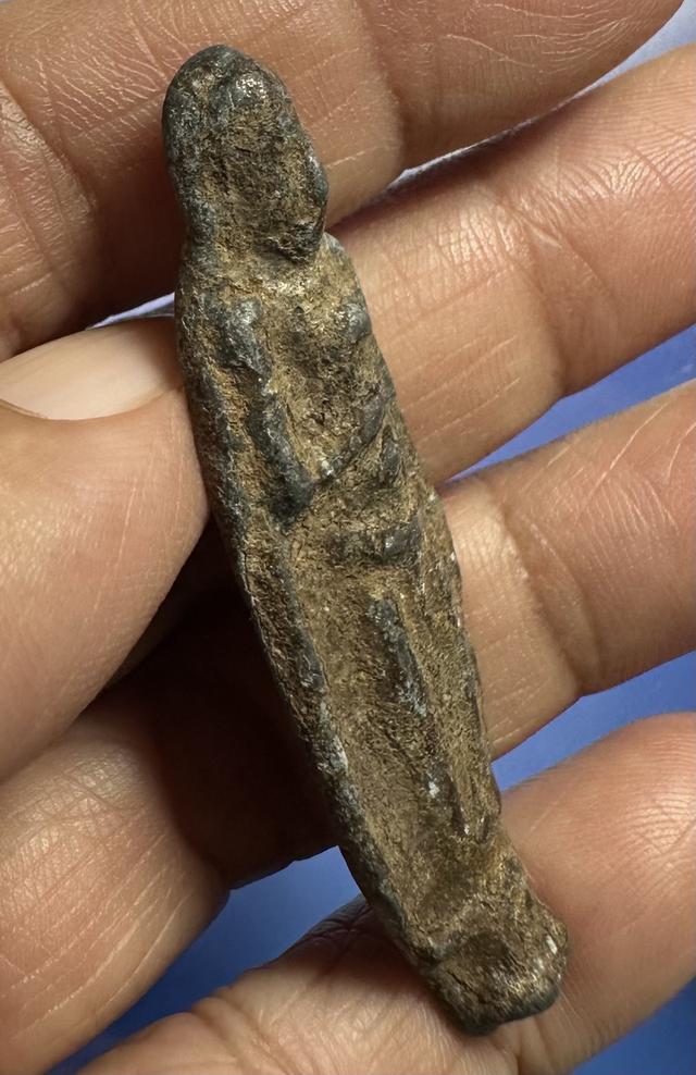 พระร่วงยืนสุโขทัย เนื้อชินเขียว 3