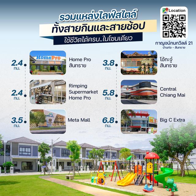 Karnkanok Ville 21 บ้านท่อ-สันทราย บ้านแฝดอารมณ์บ้านเดี่ยว เพิ่มพื้นที่ให้ชีวิตลงตัว 2