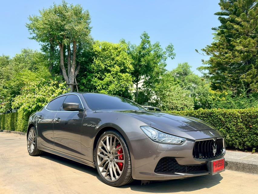 Maserati Ghibli S 2015 สีเทา รถสวย ขับดีมาก ราคาถูกมาก รูปย่อยที่ 3