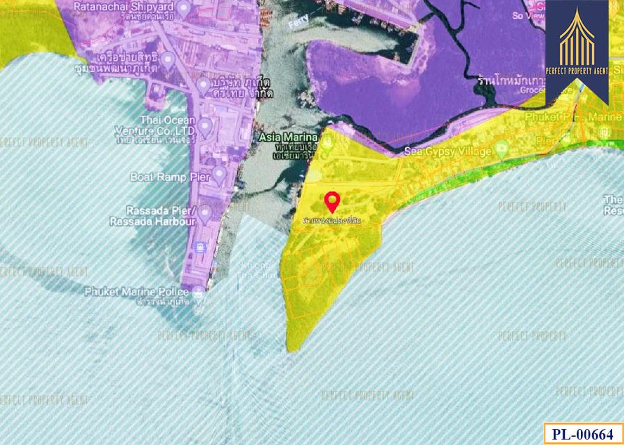 ขายที่ดิน ติดทะเล 51 ไร่ ภูเก็ต เกาะสิเหร่ ใกล้ท่าเรือรัษฎา ไปเกาะพีพีและอ่าวต้นไทร 11