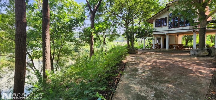 69060428 : ขายบ้านสไตล์รีสอร์ท พร้อมที่ดินติดโค้งน้ำแม่กลอง เนื้อที่ 2 ไร่ 52.7 ตารางวา พร้อมที่งอกติดแม่น้ำเกือบ 1 ไร่ อ.ท่ามะกา กาญจนบุรี 3
