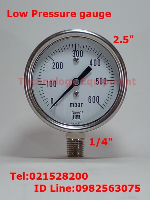 Low Pressure Gauge nuovafima มีสต็อกในไทย เปิดใบกำกับภาษีได้ พร้อมส่งด่วน รูปย่อยที่ 4