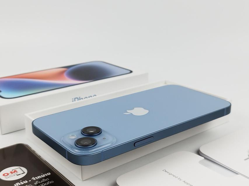 ขาย/แลก iPhone14 Plus 128GB สี Blue ศูนย์ไทย ประกันศูนย์ 16/10/2566 สภาพสวยมากๆ แท้ ครบกล่อง เพียง 33,900 บาท 3