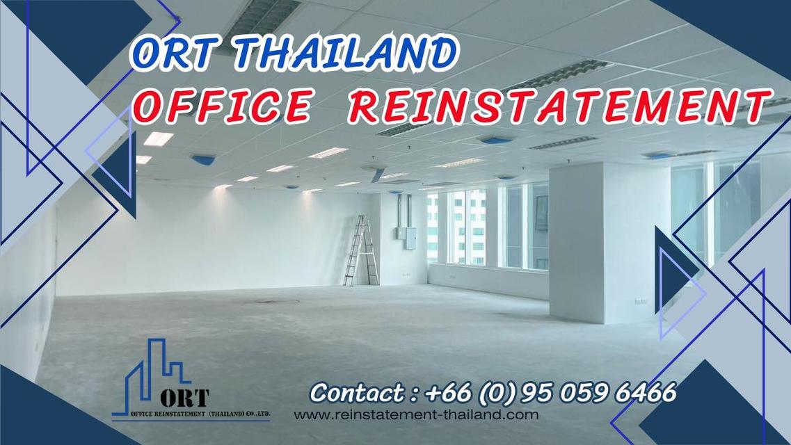 บริษัทรับรื้อถอนสำนักงานภายในอาคารสูง Reinstatement Office