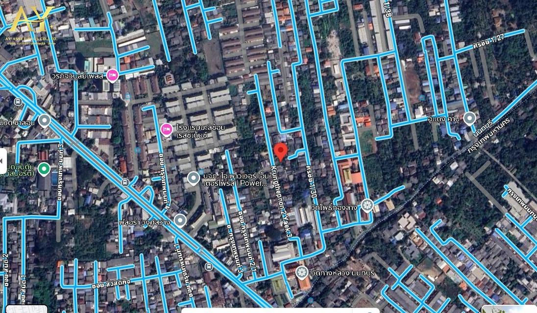 ขายที่ดิน ใกล้ถนนกรุงเทพ-นนท์ นนทบุรี เนื้อที่202ตรว.ขายเพียง 45,000/ตรว 12