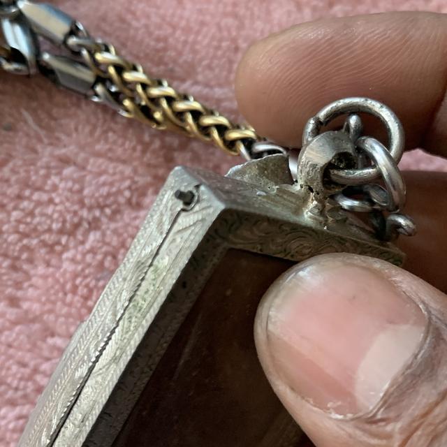 กรอบพระเงินแท้ ทรงสมเด็จ รูปที่ 8