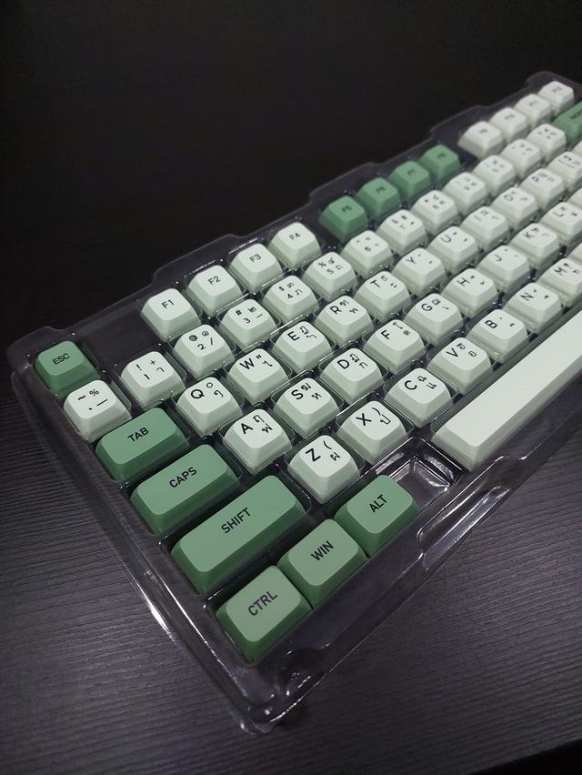 คีย์แคปภาษาไทย-EN Matcha Theme XDA Profile PBT