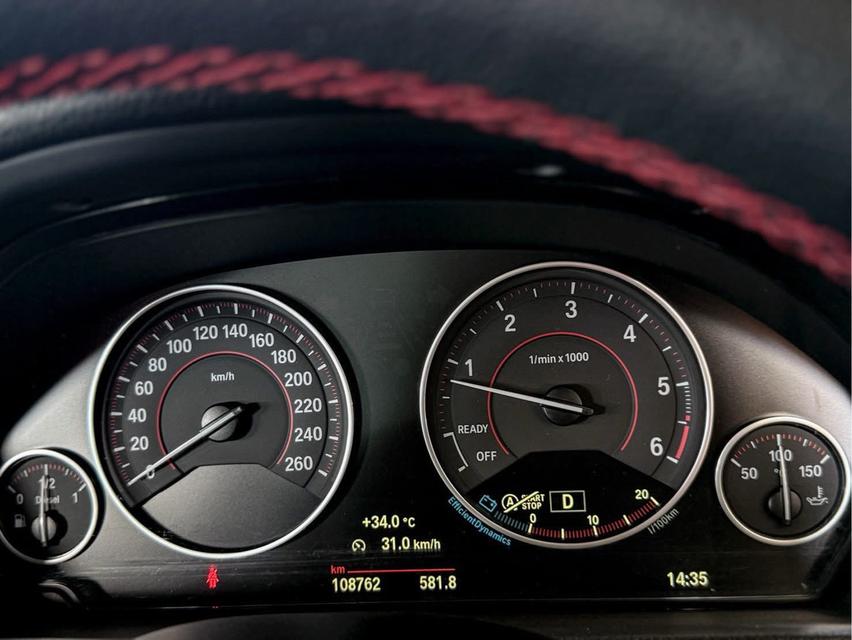 ปี 2015 BMW SERIES 3, 320d GT SPORT โฉม F34 ปี12-20 สีดำ เกียร์ออโต้ ดีเซล มือเดียวป้ายแดง 12
