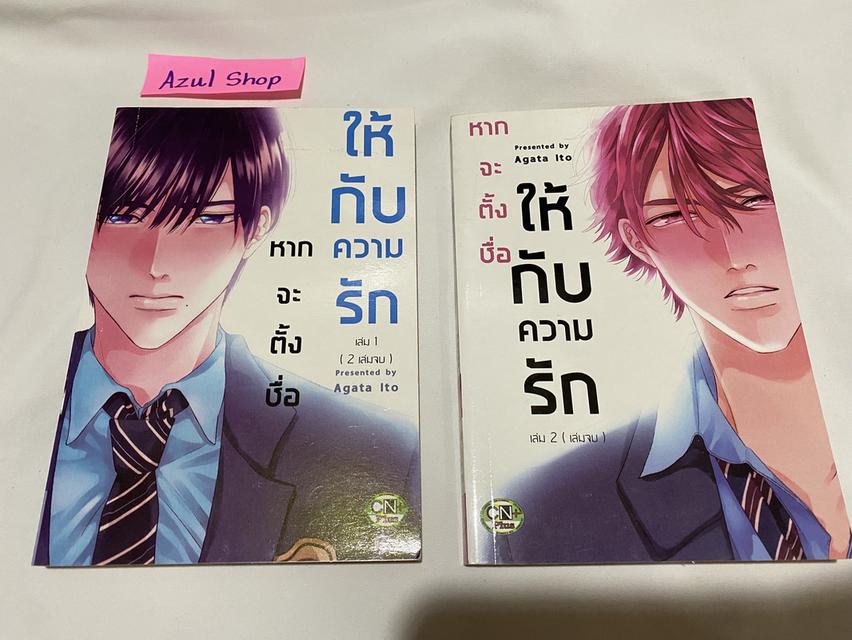 🍅มังงะวายเก่า : หากจะตั้งชื่อให้กับความรัก (สองเล่มจบ)