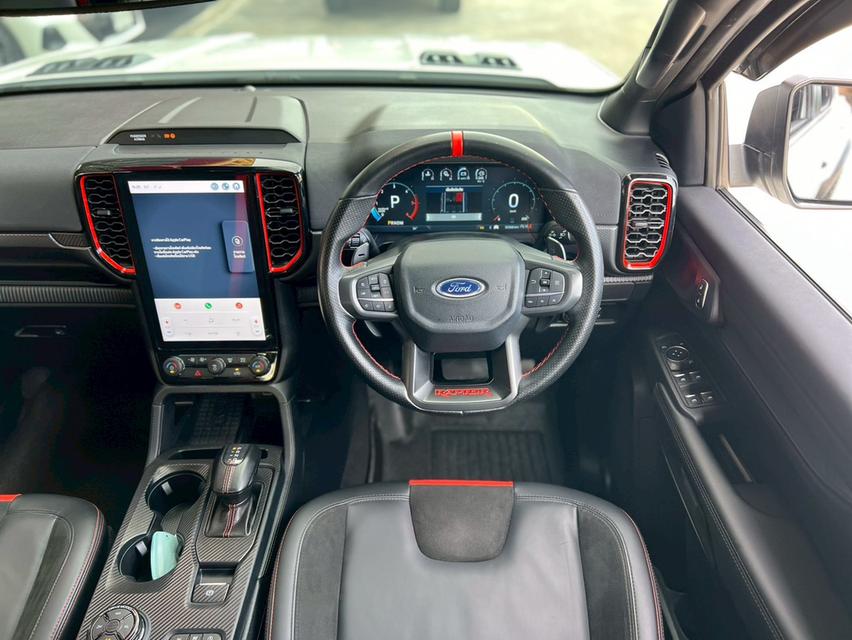 ปี 2023 FORD RANGER, 2.0 RAPTOR BI-TURBO 4WD โฉม DOUBLE CAB สีขาว เกียร์ออโต้ รูปที่ 8