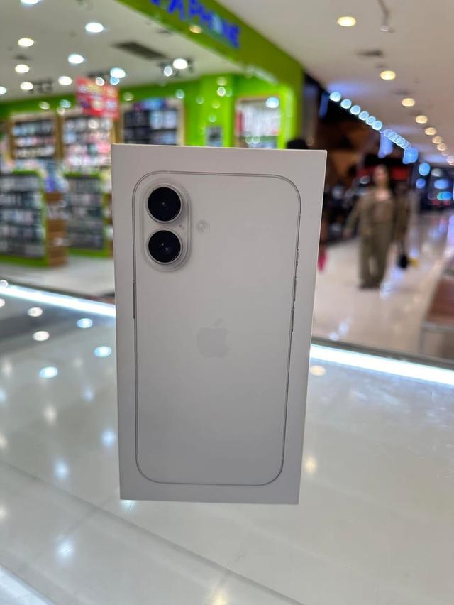 ปล่อย iPhone 16 สีขาว ยังไม่แกะกล่อง 