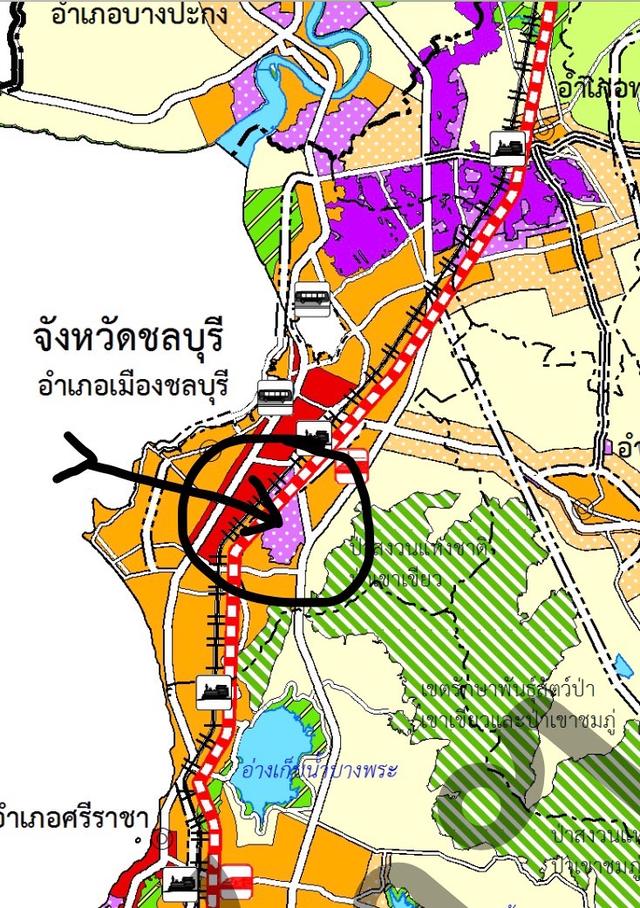 ที่ดินชลบุรี สีม่วงลาย 2