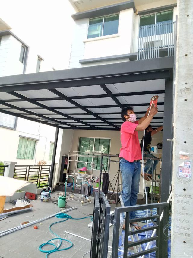 รับเหมา ต่อเติม โครงหลังคา กันสาด ห้องครัว เทพื้น ปูกระเบื้องครบวงจร 0950920028 รูปที่ 12