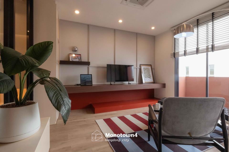 บ้านโซนหางดงเชียงใหม่ โครงการ Monotown 4 ทาวน์โฮม 3 ชั้น ที่จอดรถ 2 คัน สิ่งอำนวยความสะดวกครบ ใกล้กาดฝรั่ง 5 นาที 5