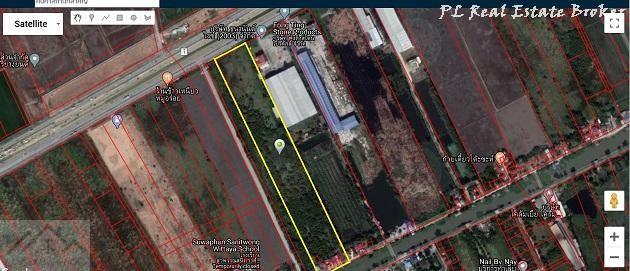 ขายที่ดินผังสีม่วง ริมถนนพหลโยธิน 25 ไร่เศษ ถมแล้ว ใกล้ทางเข้าโรงไฟฟ้าวังน้อย เหมาะสร้างโรงงาน โกดัง 6
