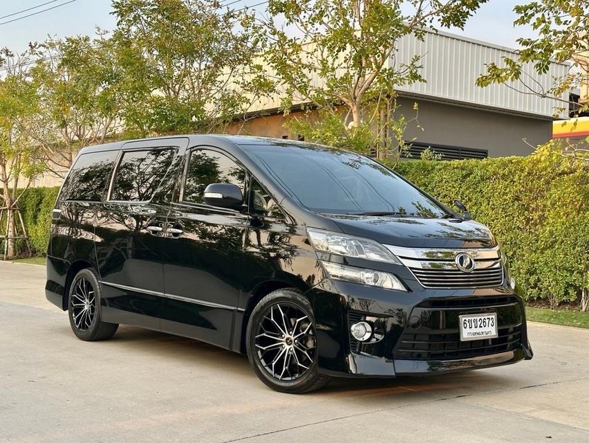 รหัสรถ CH2673 Toyota Vellfire 2.4 V ปี 2014 สีดำ